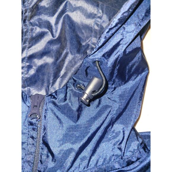 Vintage Old Navy Spell Out Anorak Style Jacket Men’s S Nylon Windbreaker Hooded - Picture 8 of 16